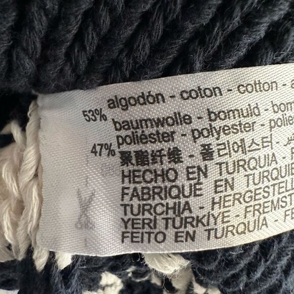 Zara Open Knit Crop Sweater Striped Sweater - Picture 4 of 6